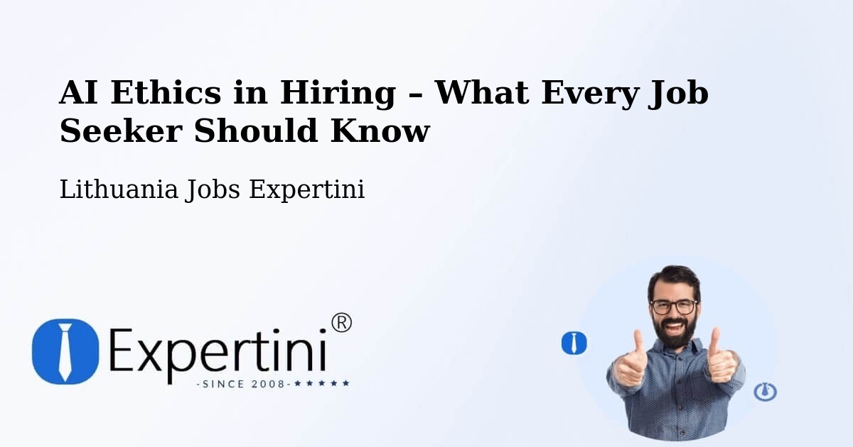 AI Ethics in Recruitment & Hiring – Vilkpėdė - Vilkpėdė, Lithuania Jobs Expertini