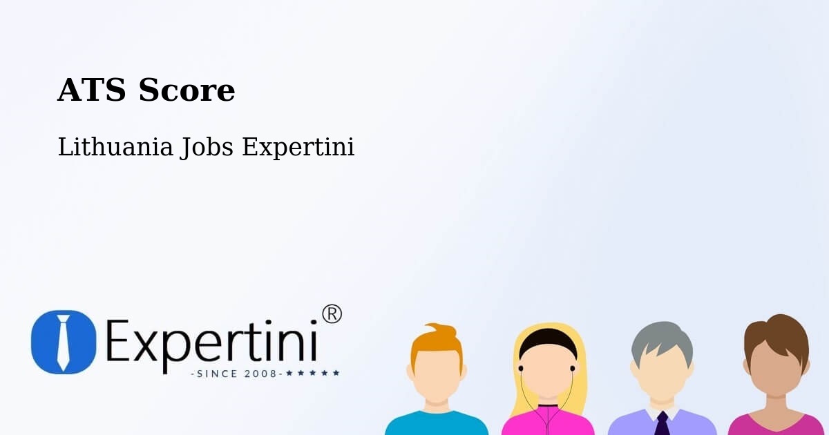 Resume ATS Score & Job Description Match Tool – Vilkpėdė - Lithuania Jobs Expertini