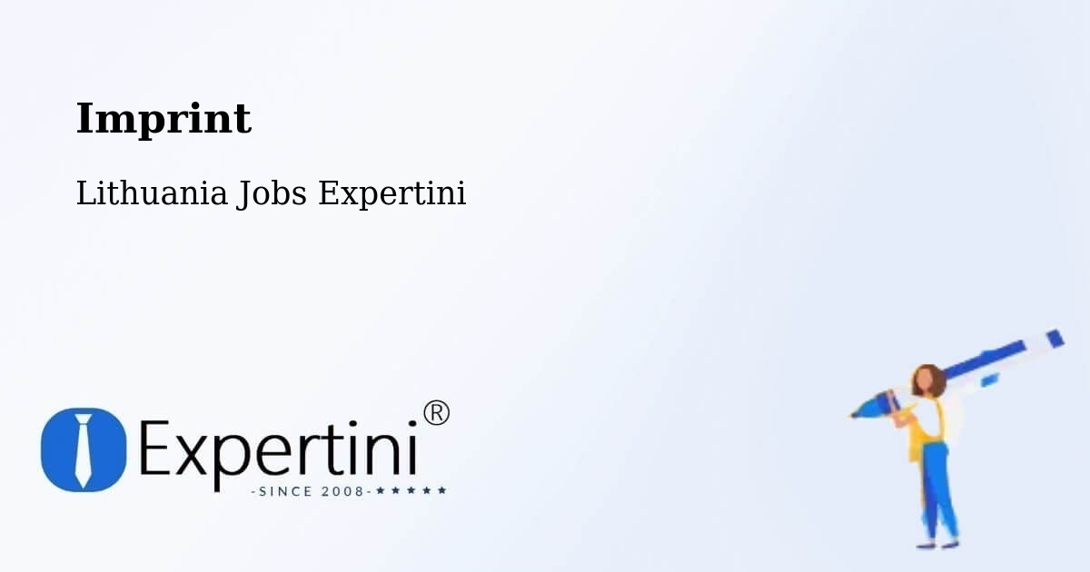Imprint – Vilkpėdė - Lithuania Jobs Expertini