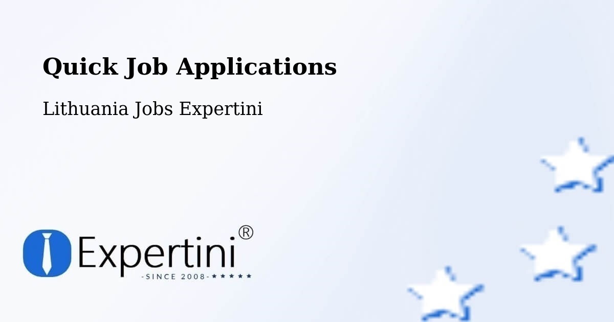 Quick Apply Feature – Vilkpėdė - Lithuania Jobs Expertini